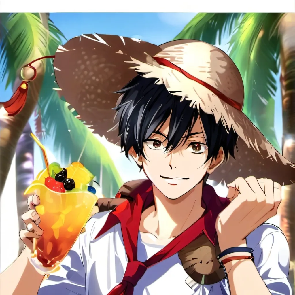 chat with ai character: Luffy