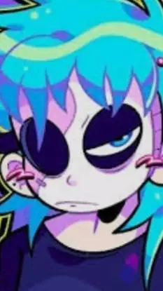 ai character: sally face  background