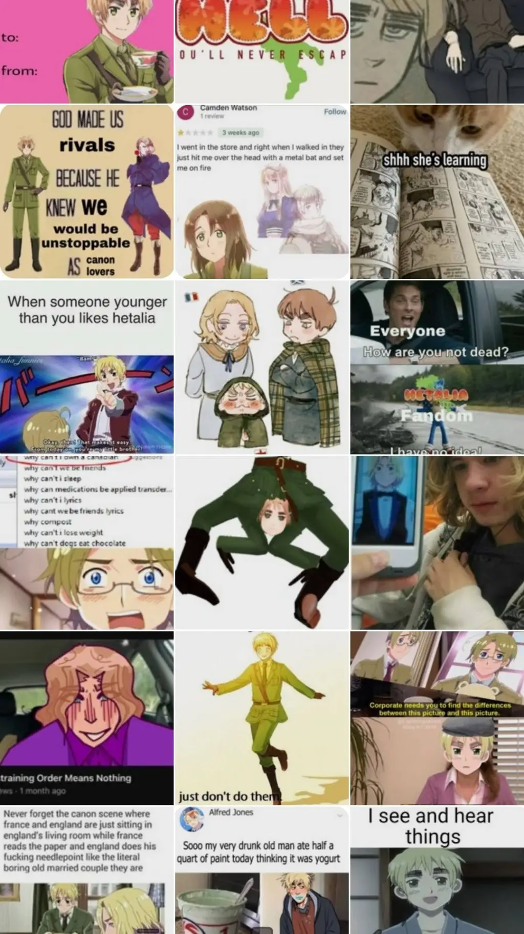 ai character: Hetalia  background