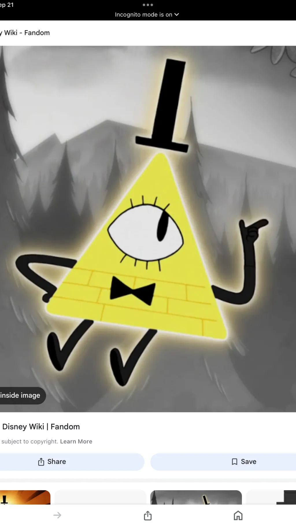 ai character: Bill cyper x ford background