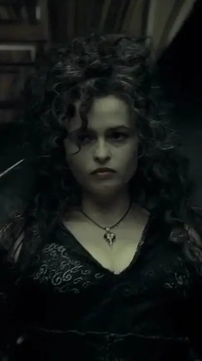 ai character: Bellatrix Black background