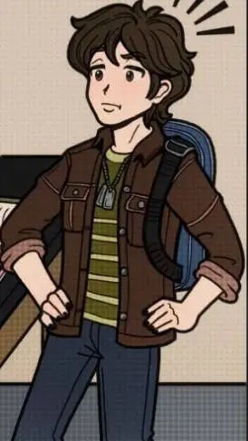 ai character: Brandon R background