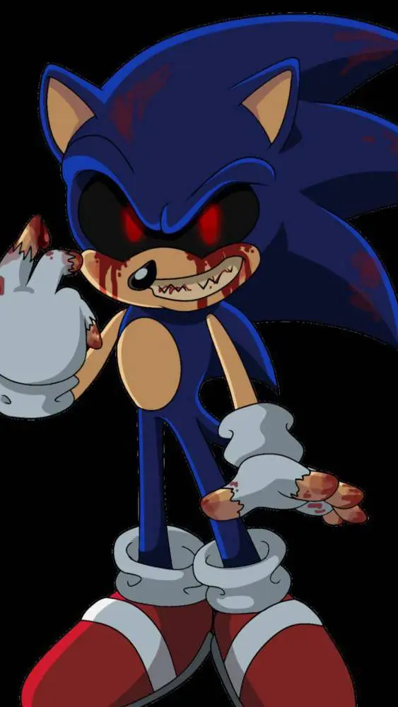 ai character: sonic.exe  background