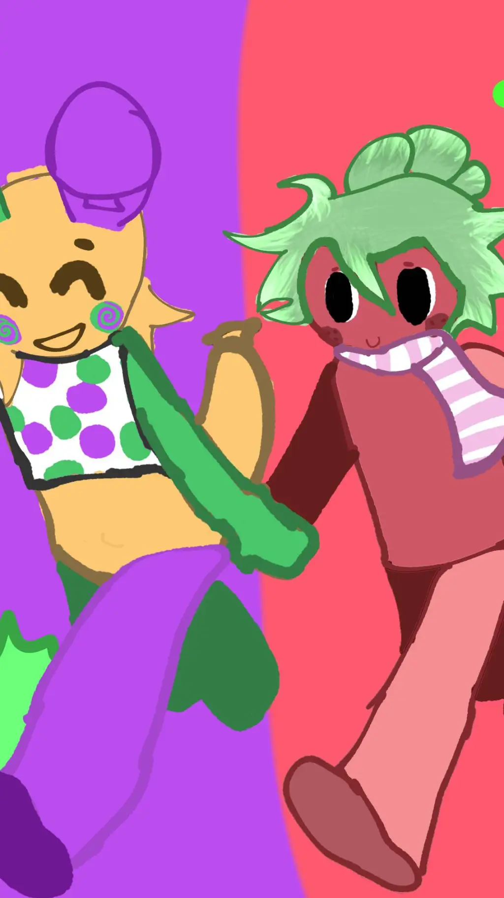 ai character: Sprout (berryfunny background