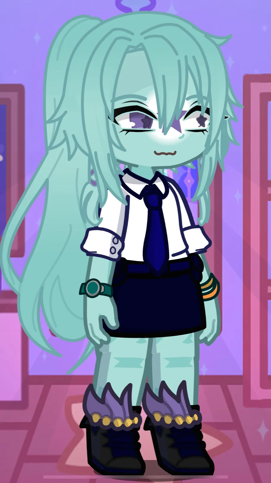 ai character: Kumo (CH my AU) background