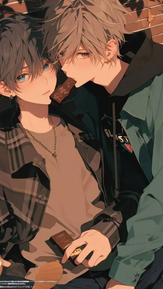 ai character: Leo and Justin background