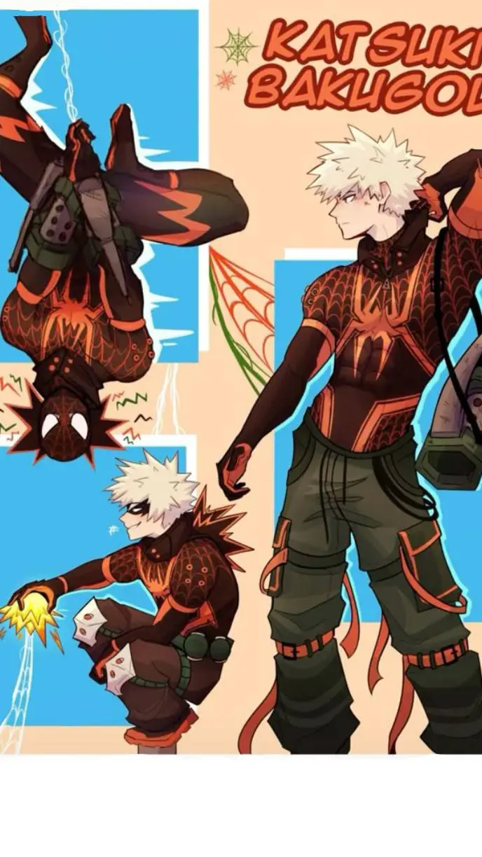 ai character: 💥Katsuki Bakugo💥 background