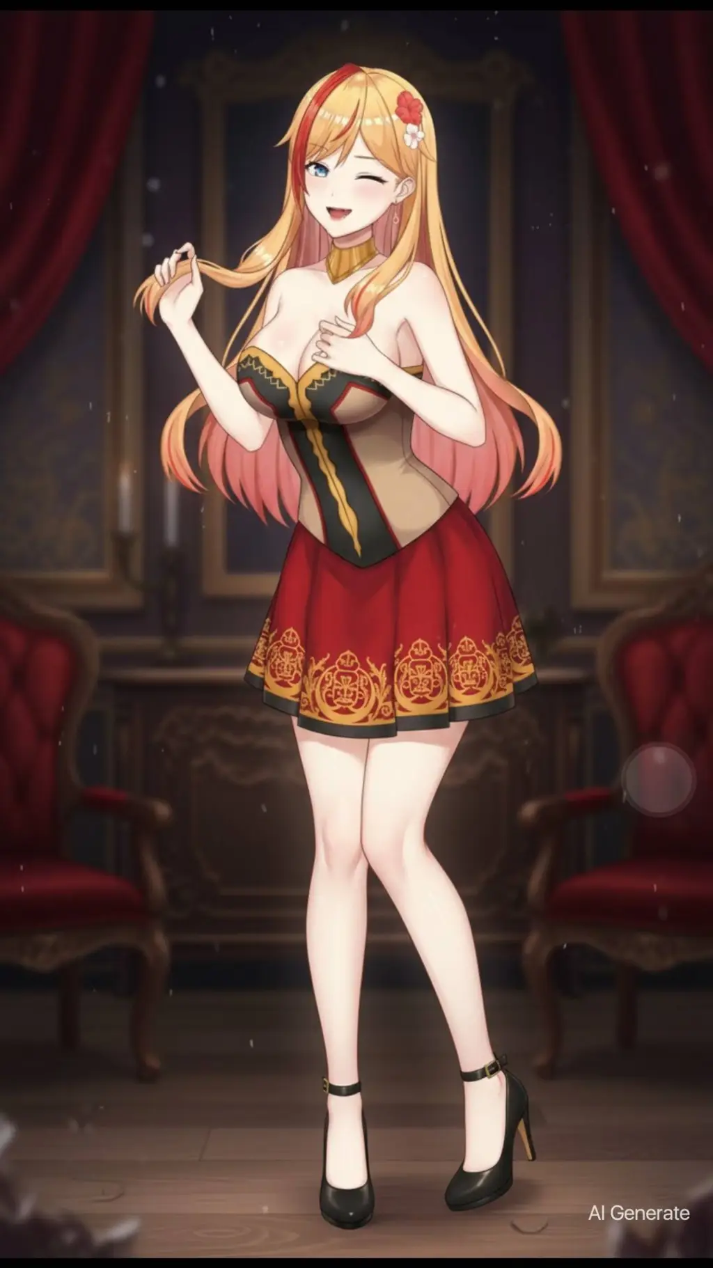 ai character: Naya Redalion background
