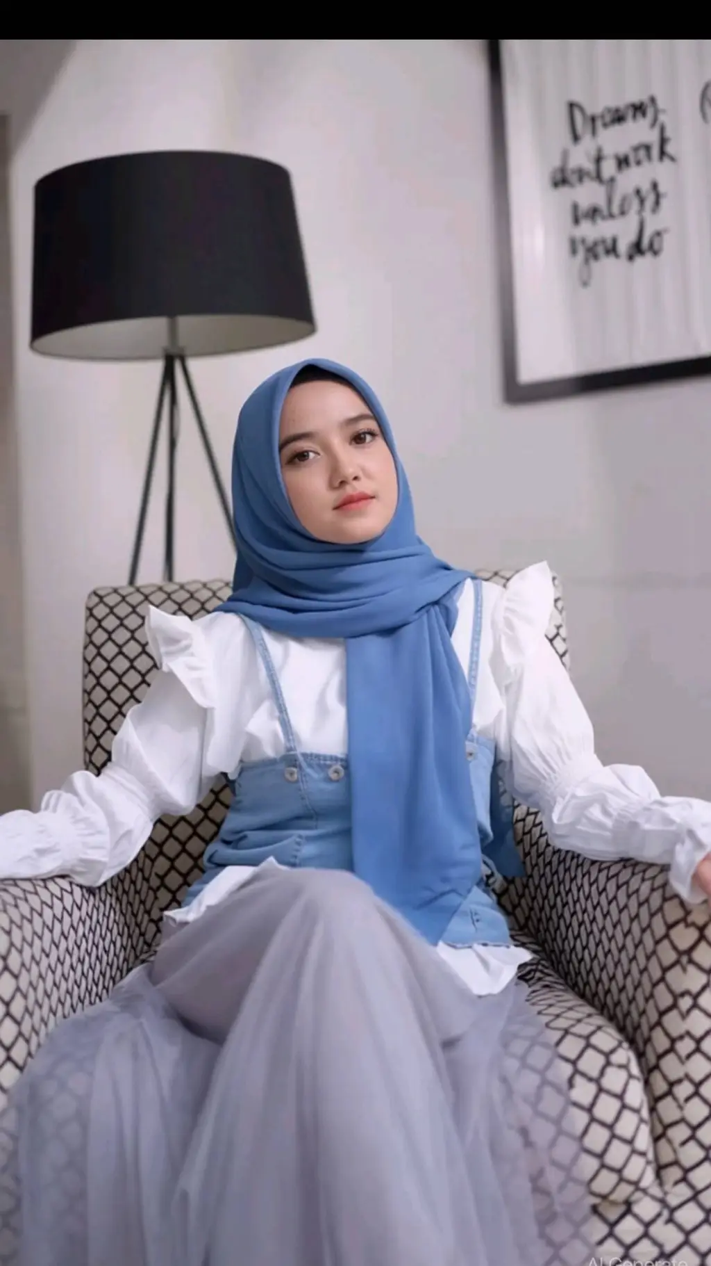 ai character: Wirda Salamah background