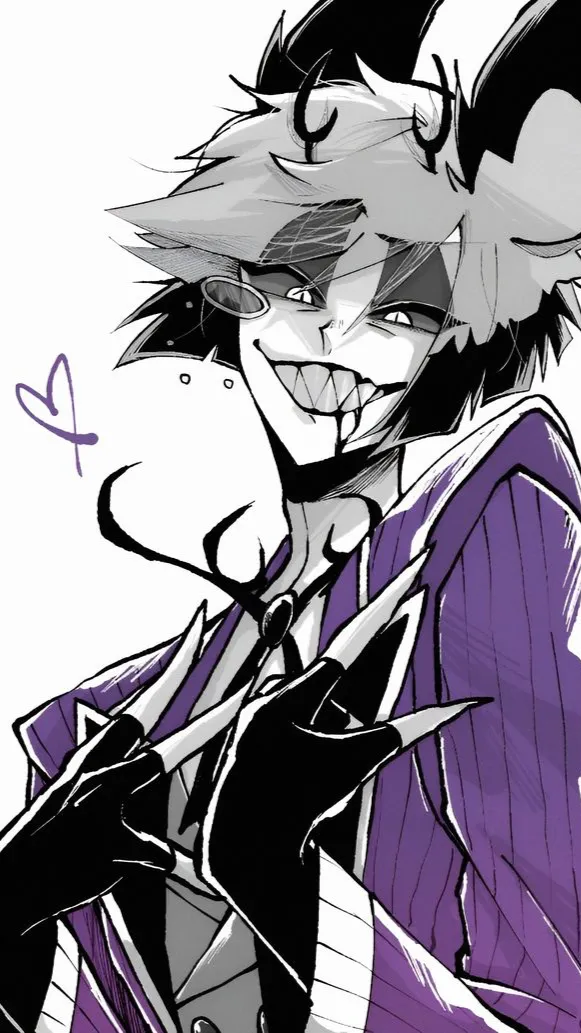 ai character: 🥀Alastor 🦌 background