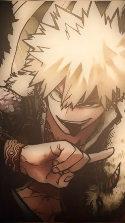 ai character: Bakugo Katsuki 💥 background
