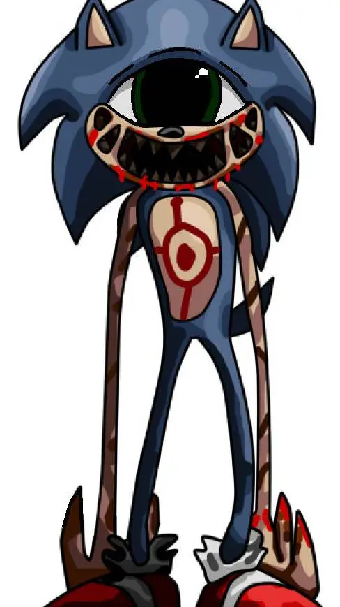 ai character: Sonic. EYX background