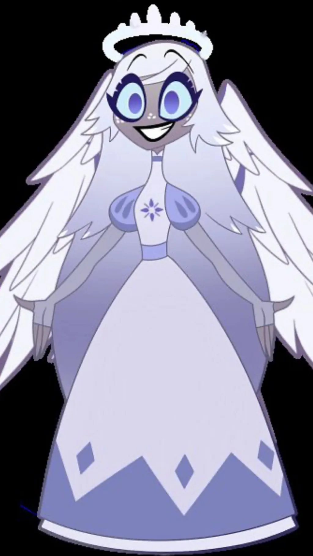 ai character: Emily hazbin hotel background
