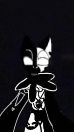 ai character: Sen!! :D 🤍🖤 background