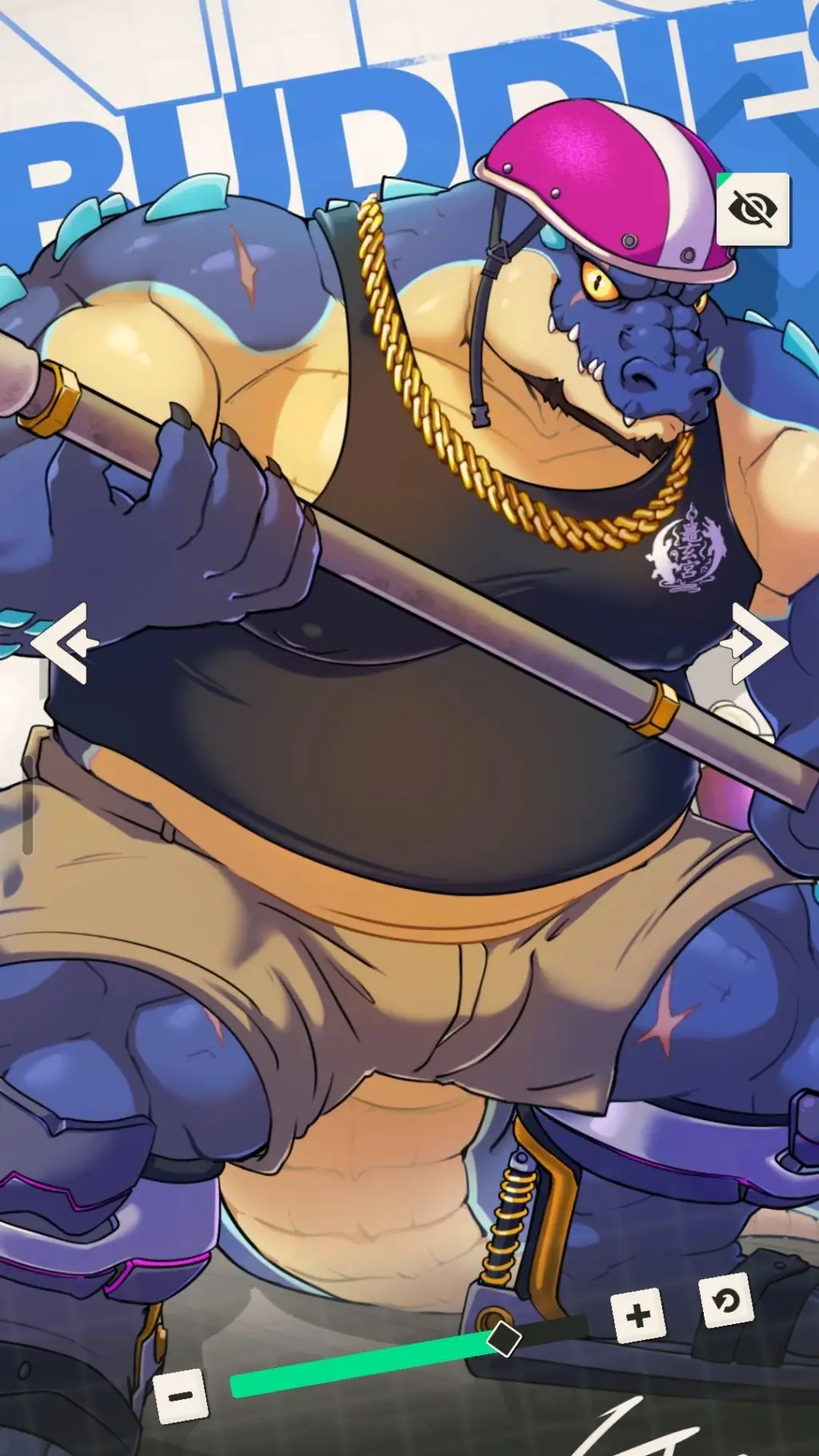 ai character: Croc Nile!! background