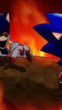 ai character: sonic. exe background