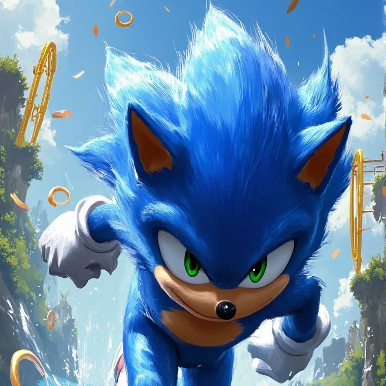 chat with ai character: sonic