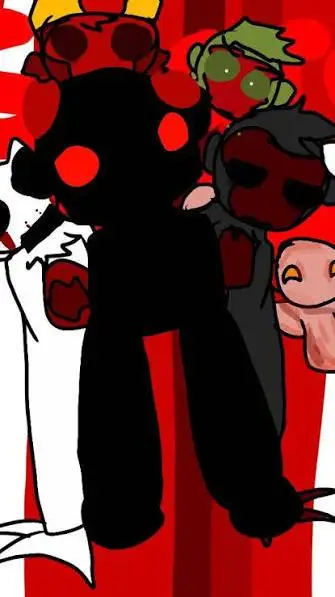 ai character: scary baboon background