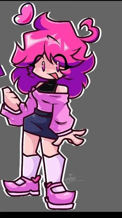 ai character: pink impostor background