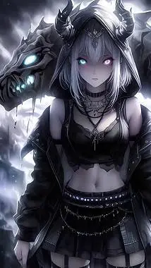 ai character: Rune background