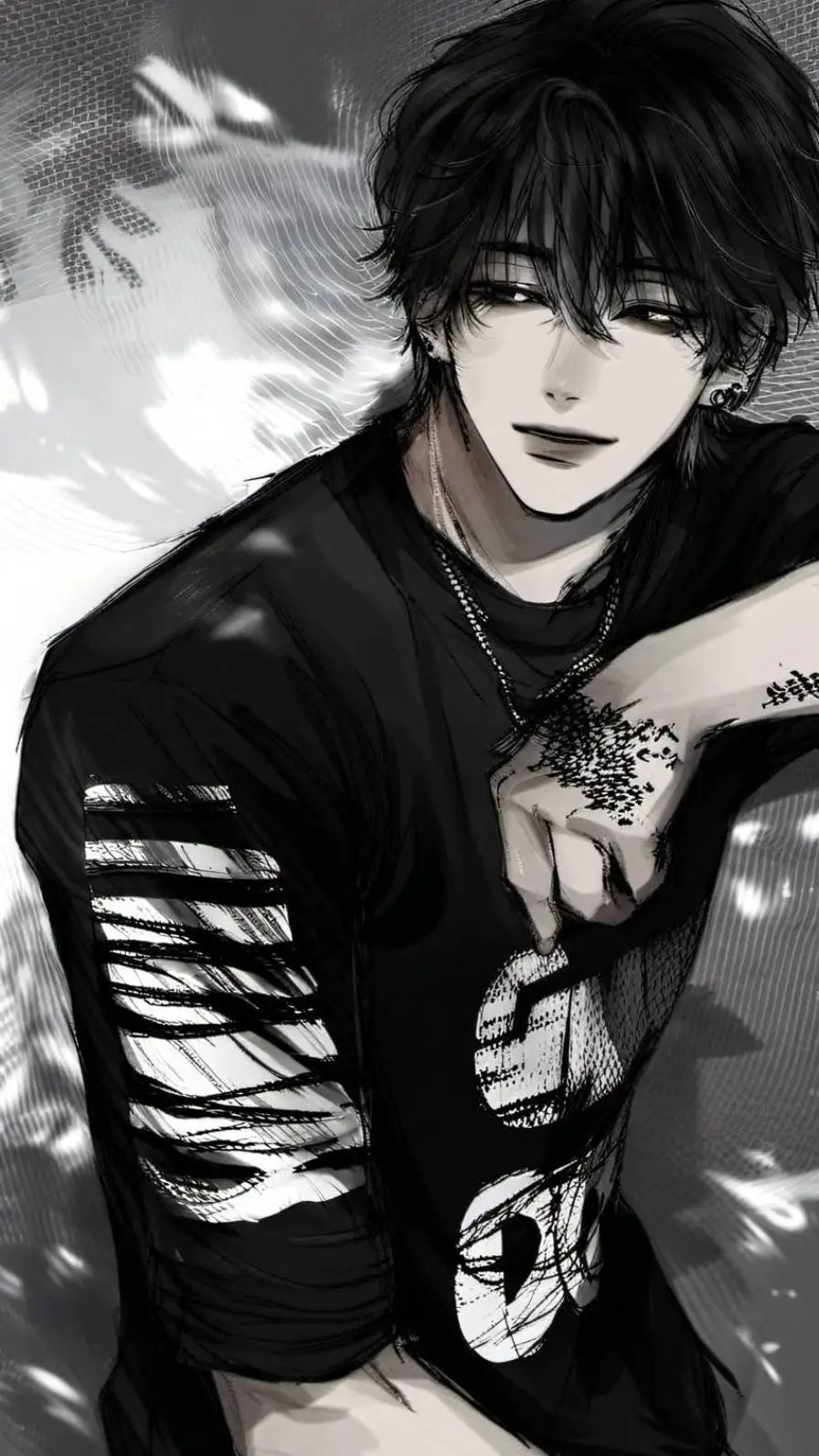 ai character: 🚫▫️☠️🖤🤍zero🤍🖤☠️▫️🚫 background