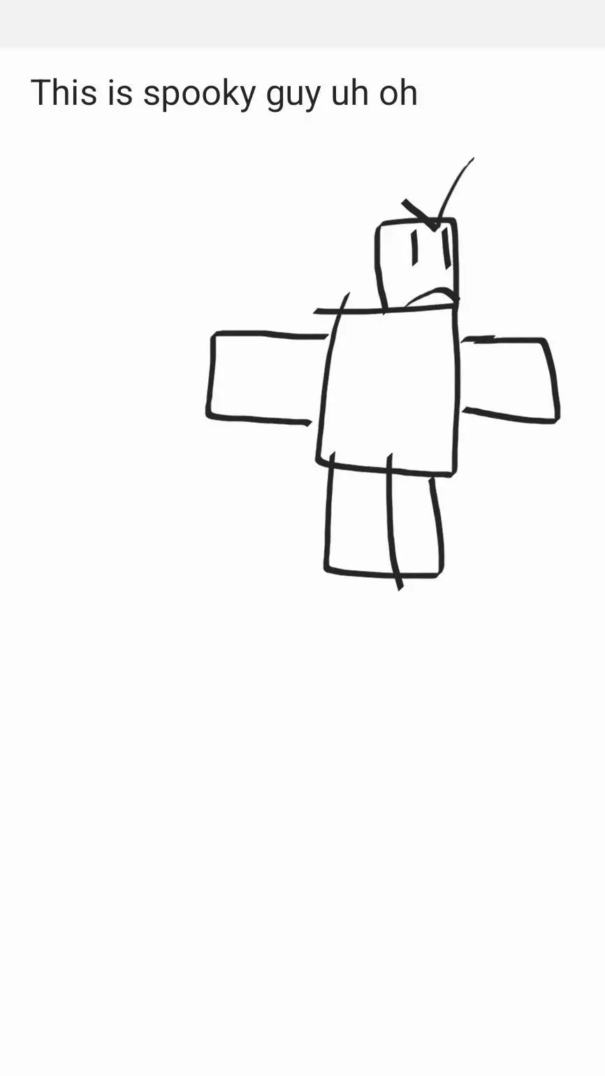 ai character: spooky guy background