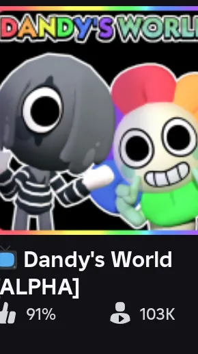 ai character: Dandy’s world background