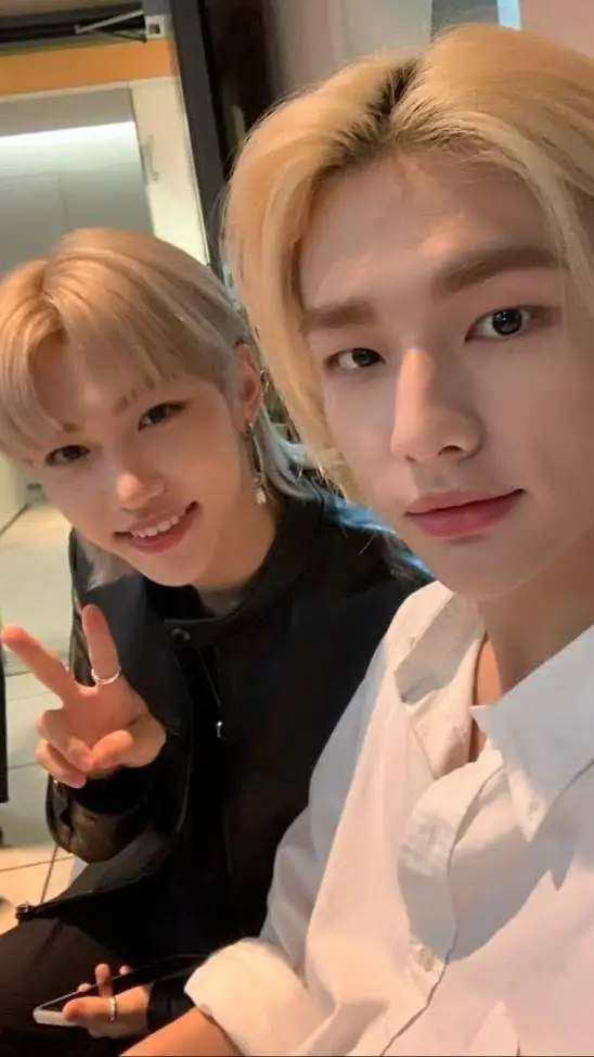 ai character: Felix and Hyunjin background