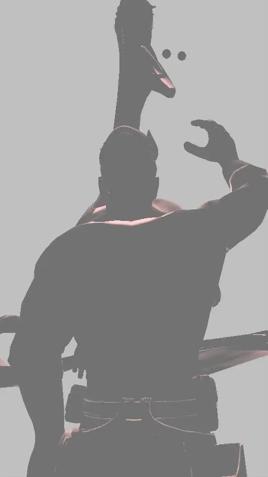 ai character: Subject one  background