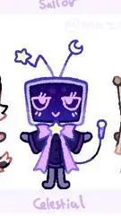 ai character: Vee skin by me! background