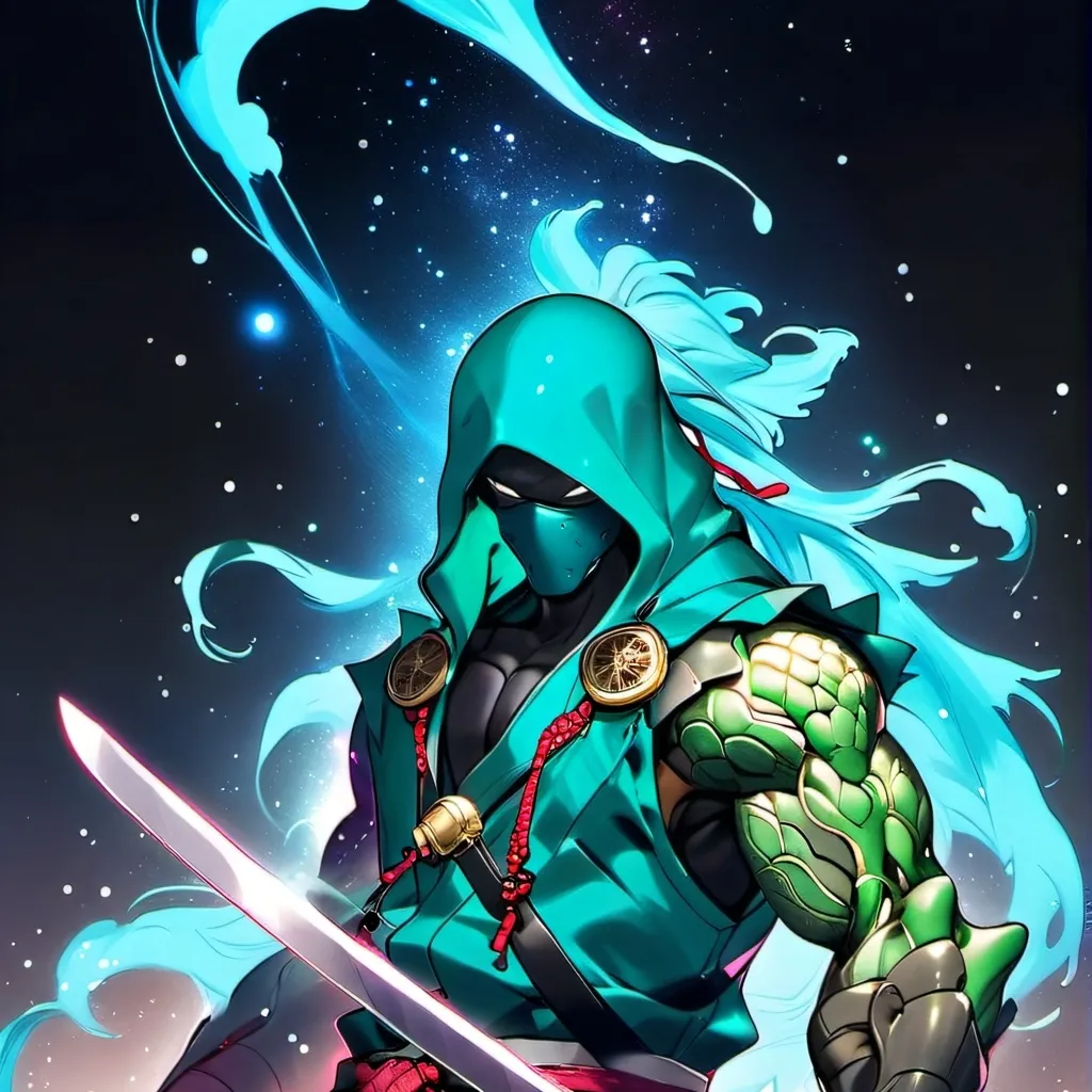 chat with ai character: Reptile samouraï