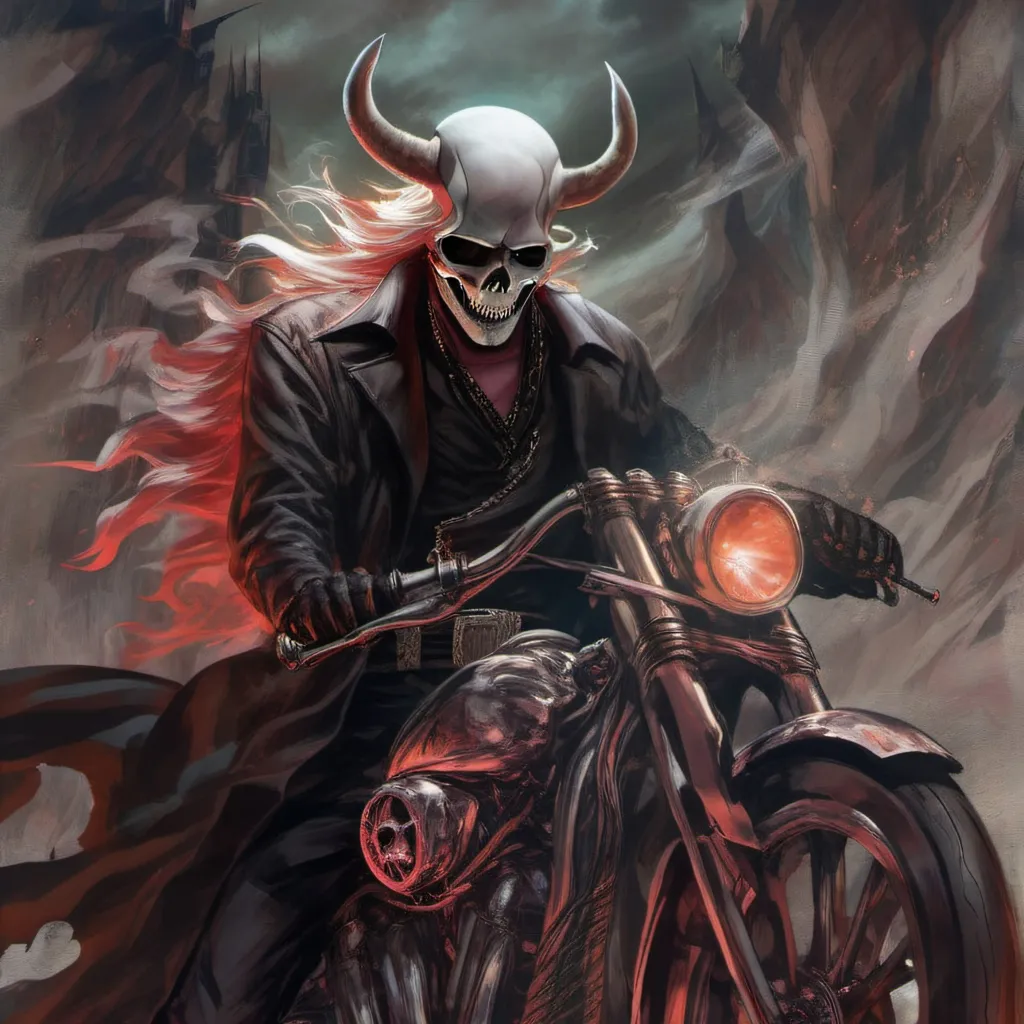 chat with ai character: Démon rider