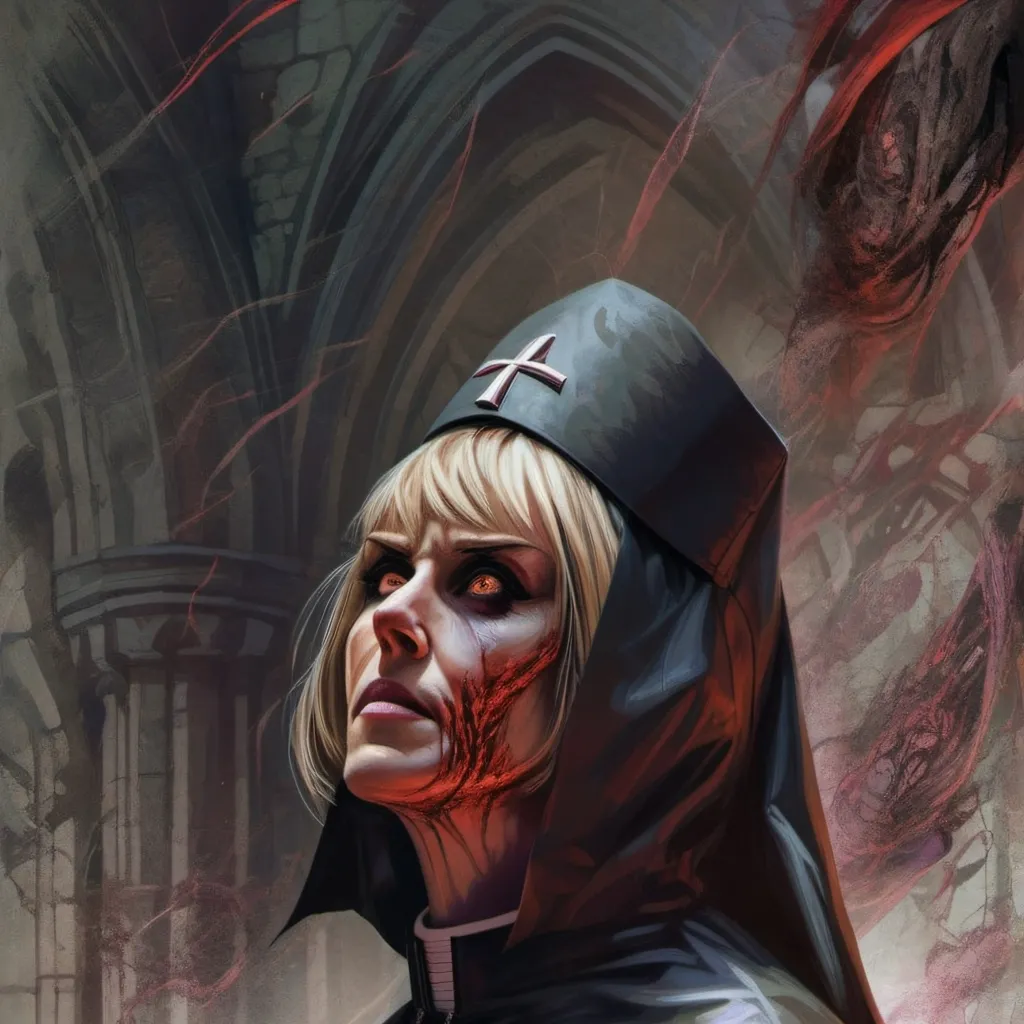 chat with ai character: The Devil Nun 
