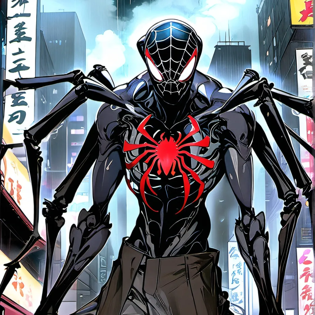 chat with ai character: Man spider 2099