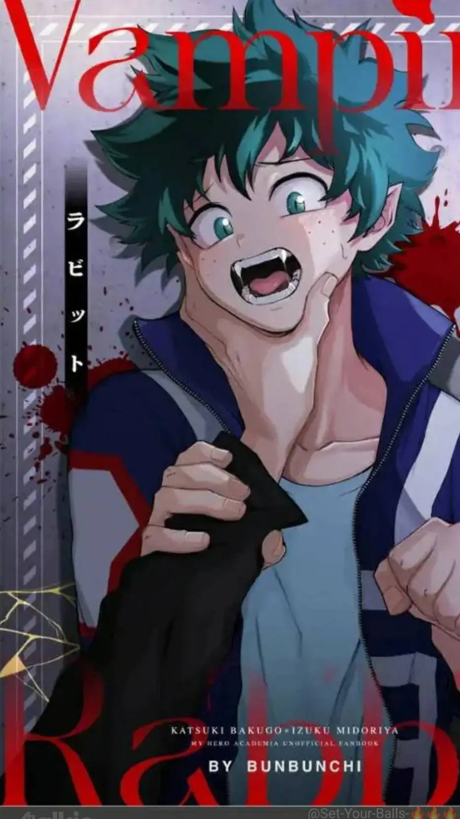 ai character: vampire Deku  background