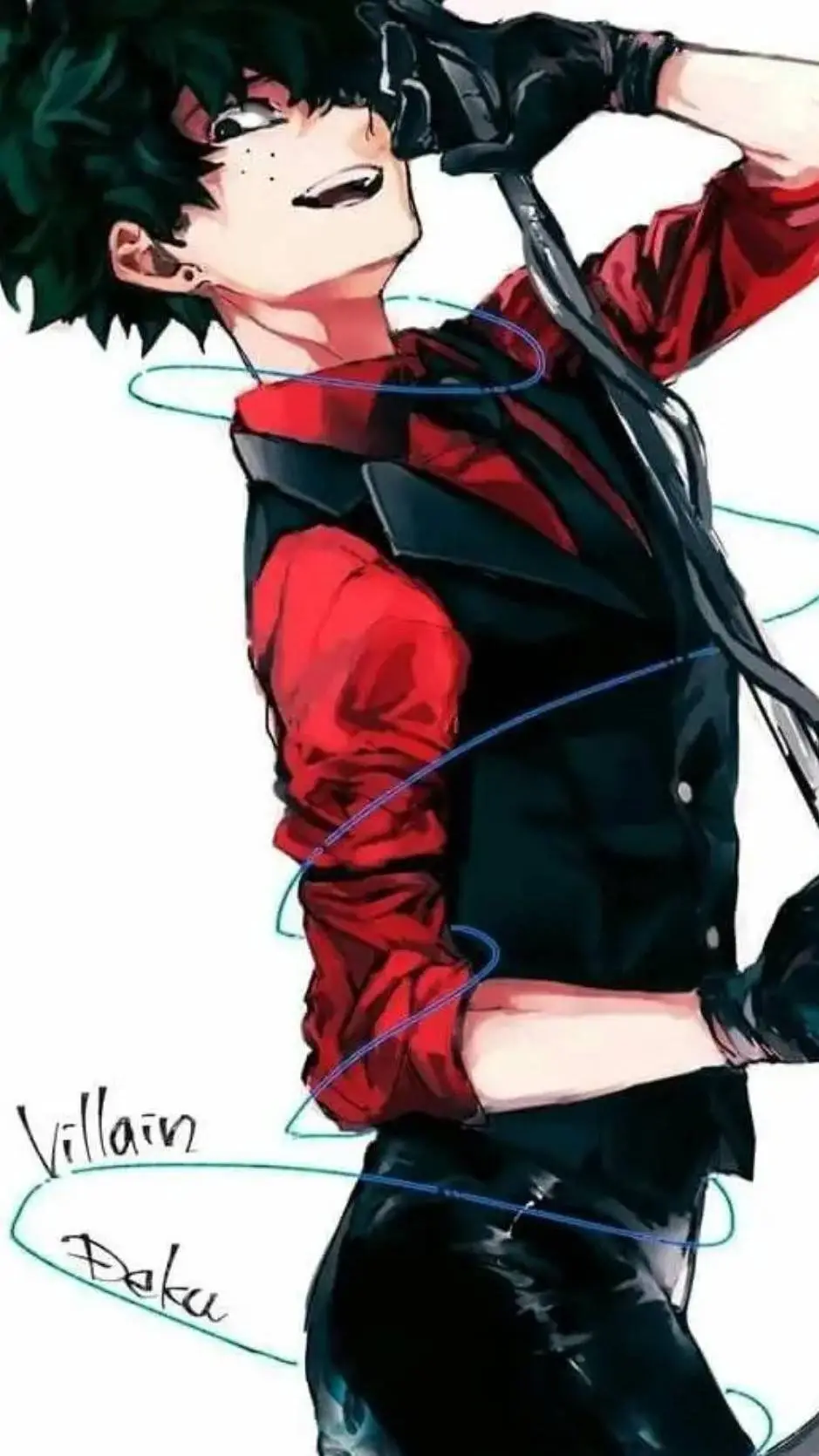 ai character: Villain Deku  background