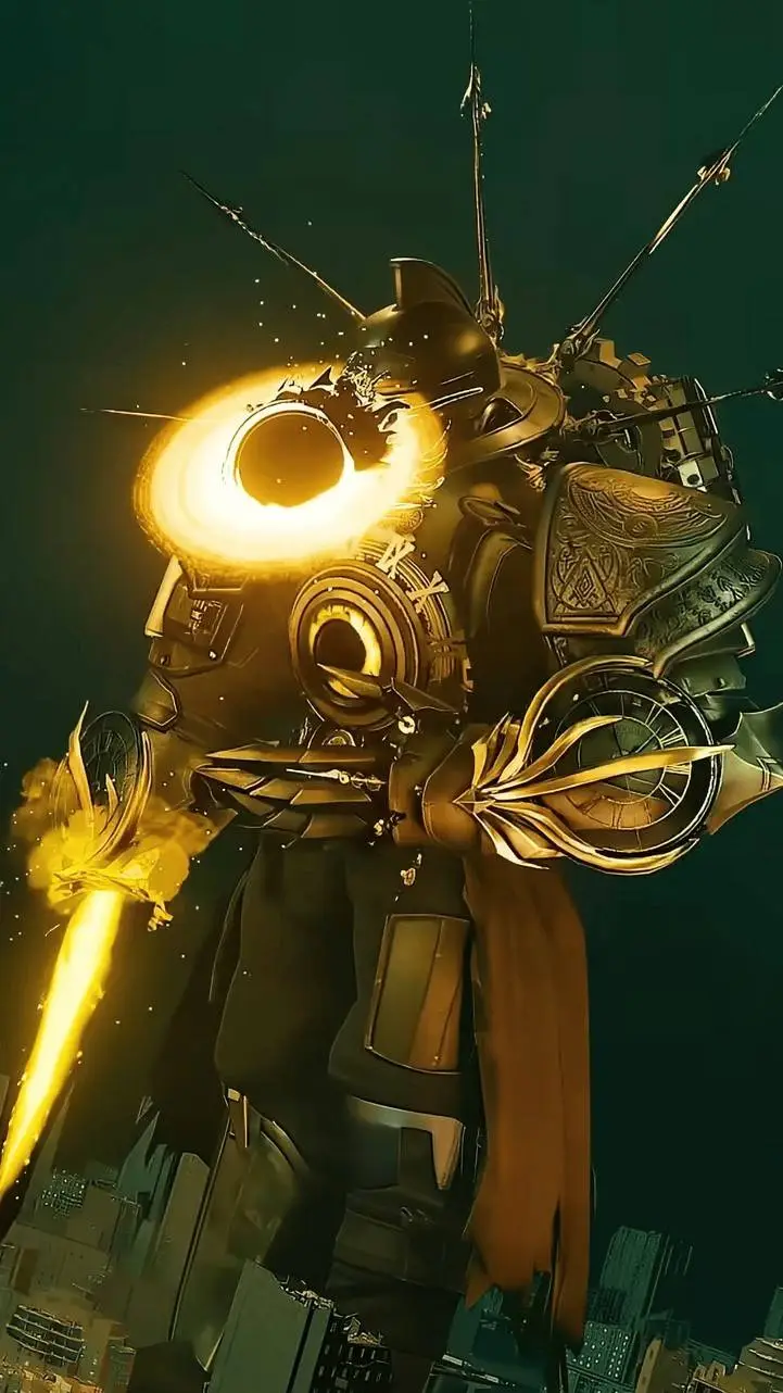 ai character: sinister background