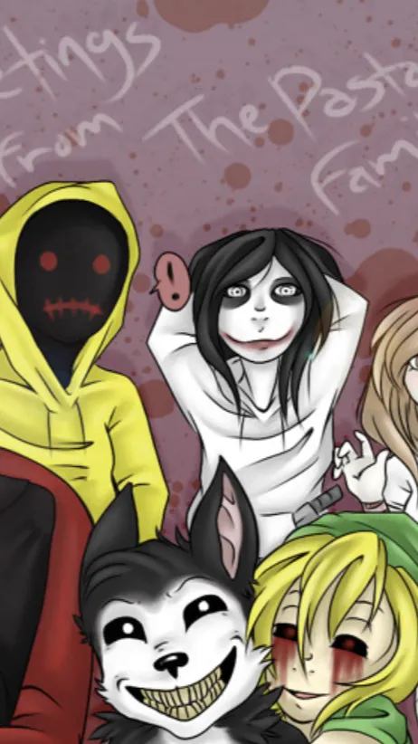 ai character: 💜Creepypasta💜 background
