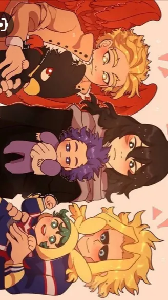 ai character: Mha SLEEPOVERtwist background