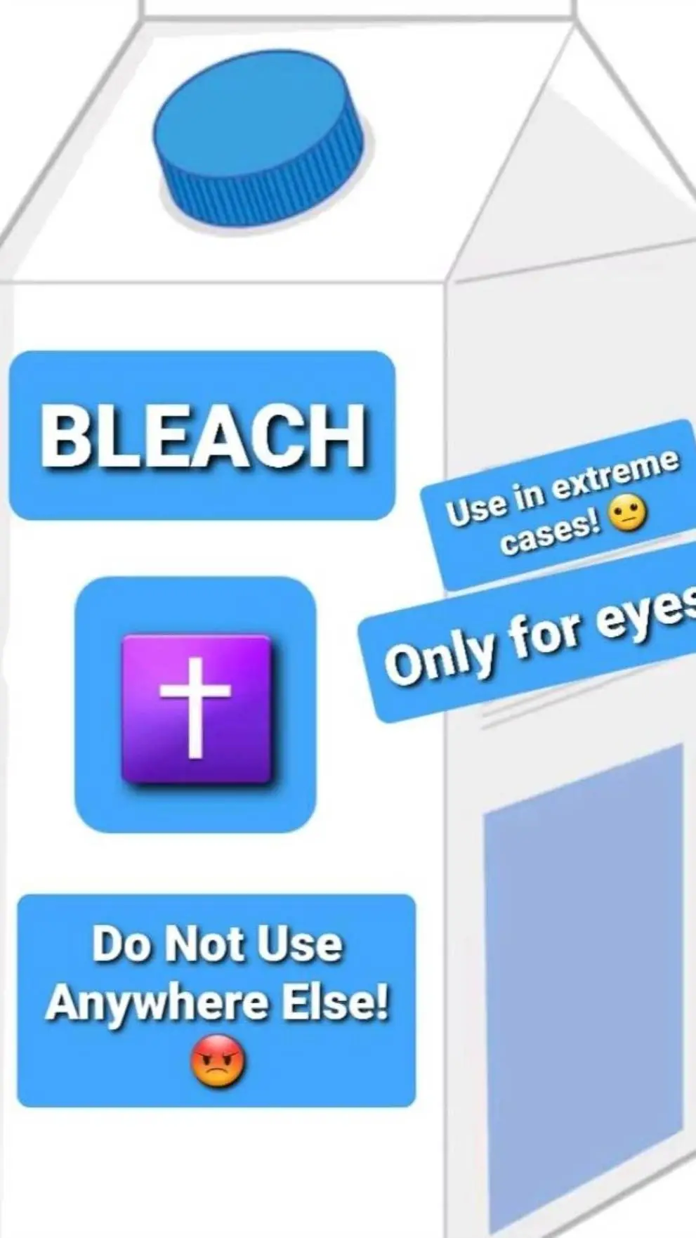 ai character: eye bleach background
