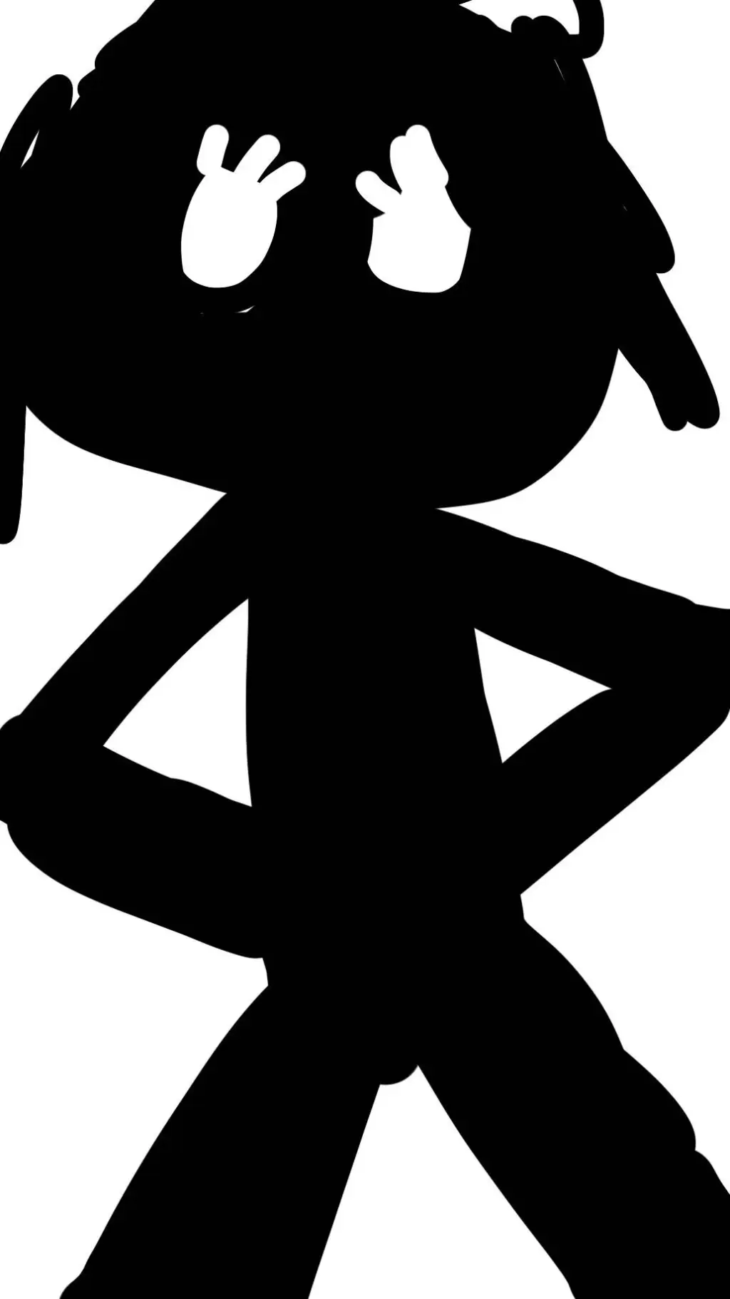 ai character: Silhouette background