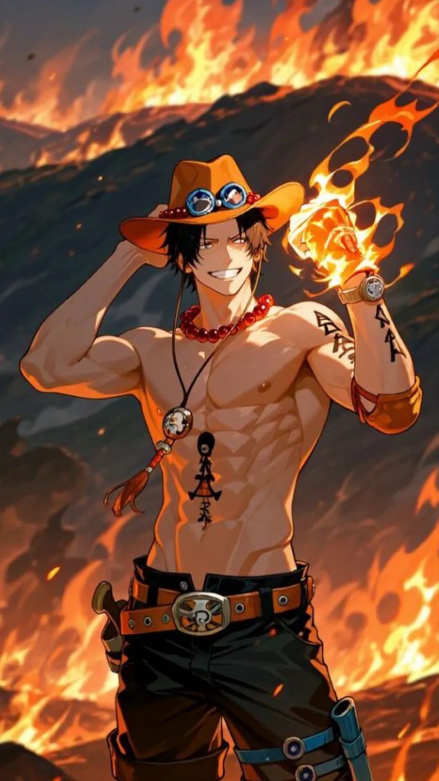 ai character: Ace  background