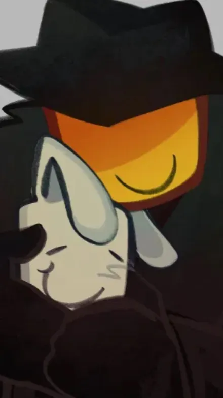 ai character: Doublefedora(😨) background