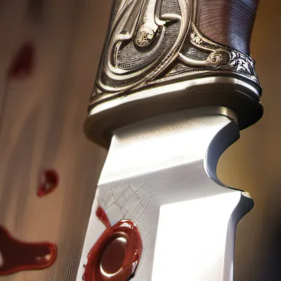 chat with ai character: Knife fight