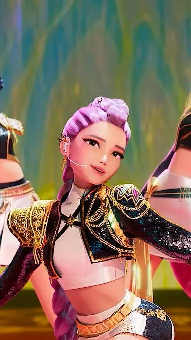 ai character: HUNTR/X background