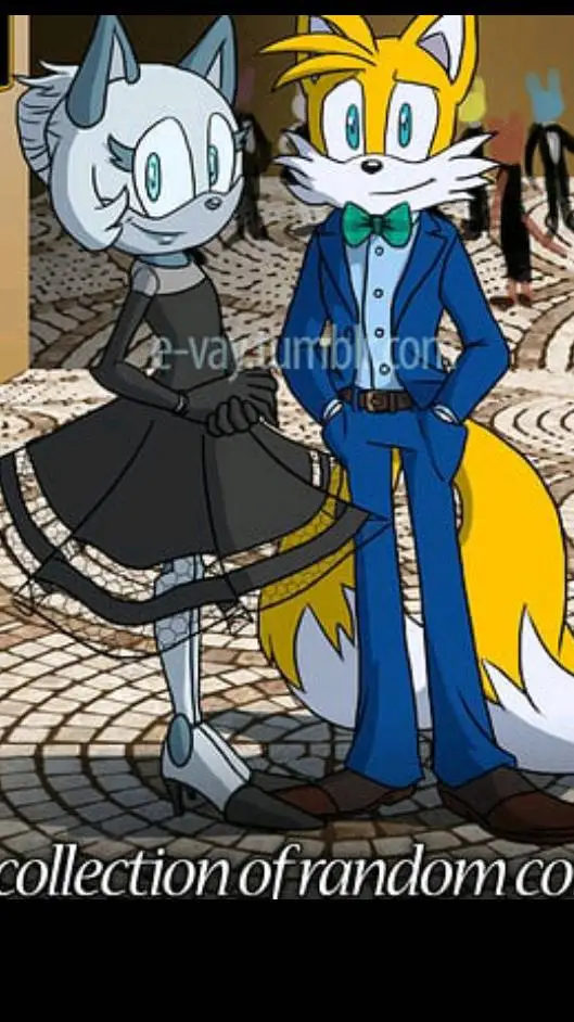 ai character: CC x tails background