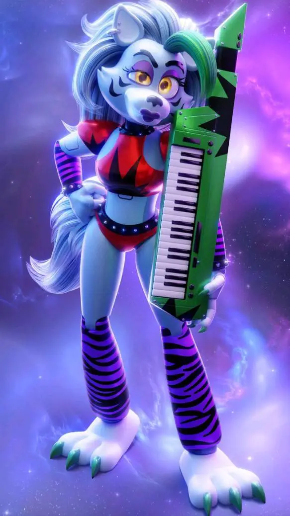 ai character: Roxy/Roxanne wolf background