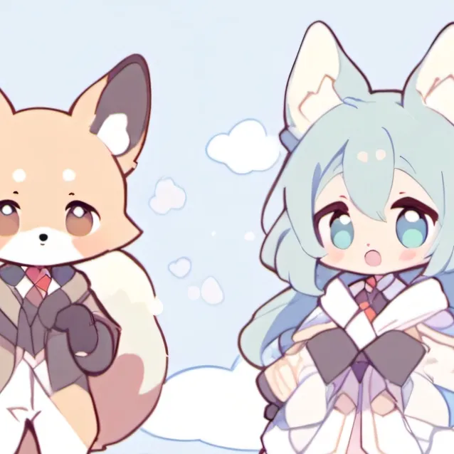 chat with ai character: the 3 foxs
