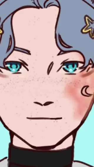 ai character: azure (my oc) background