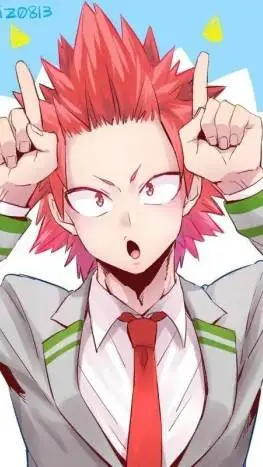 ai character: Eijiro kirishima  background